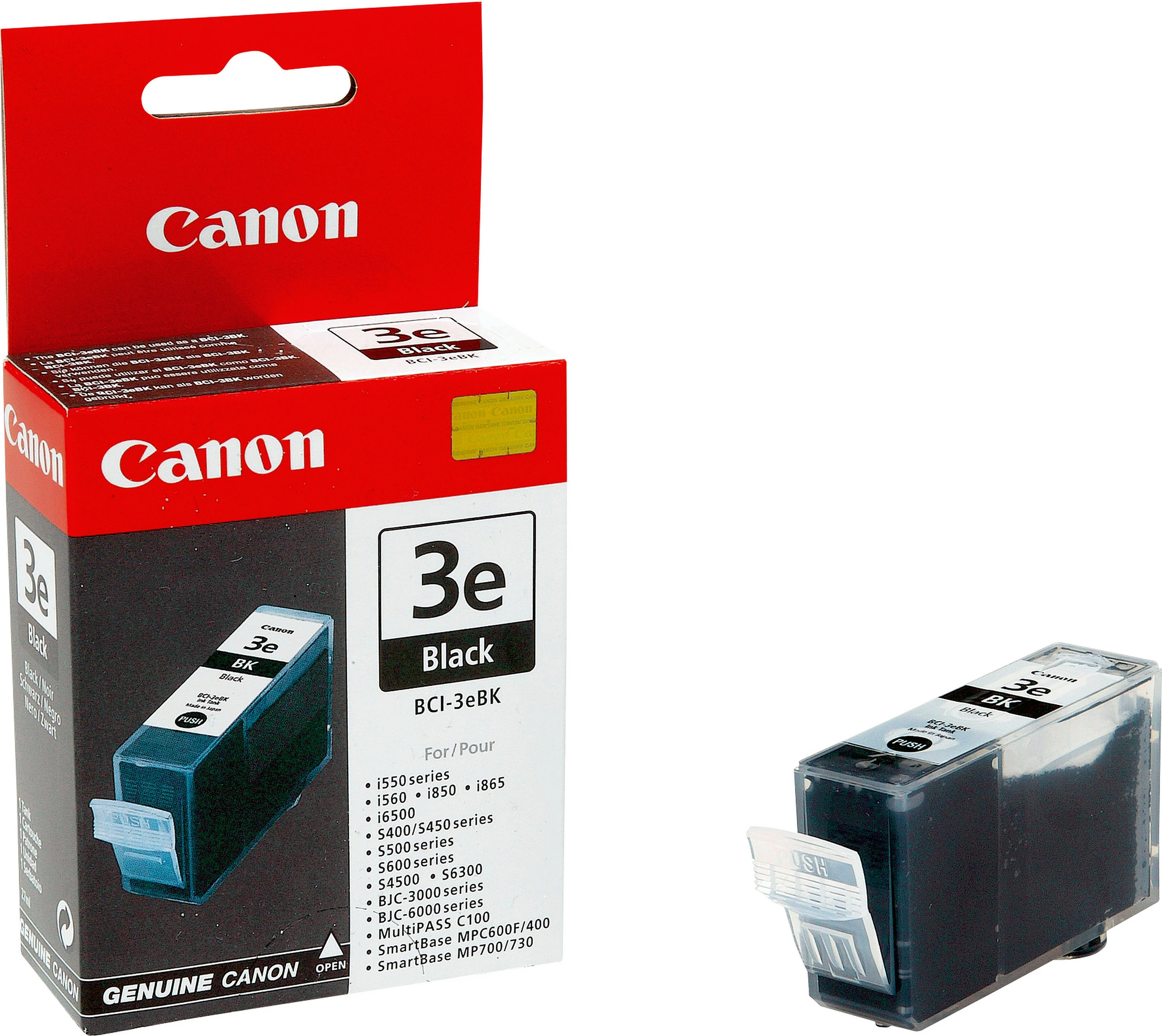 Toner Canon BCI-3e BK, i zi, pigment, 1500 faqe