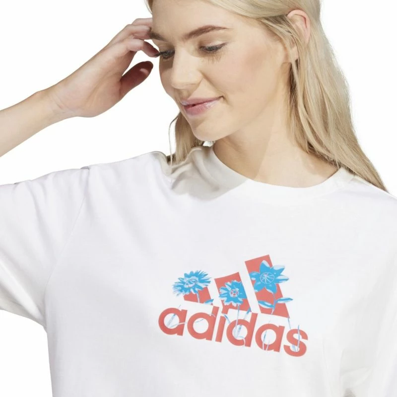 Maicë adidas femra, e bardhë