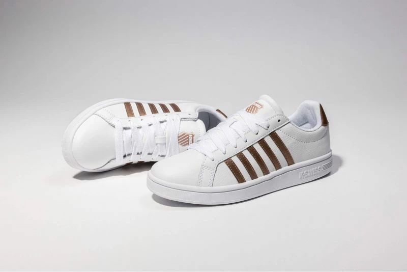 Këpucë femra K-Swiss, të bardha