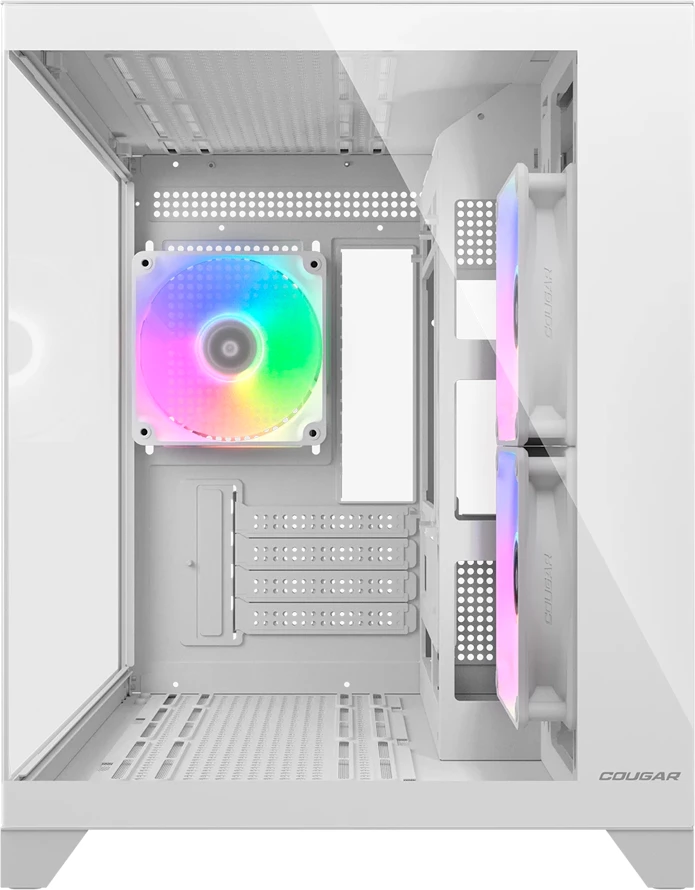 Kasë COUGAR FV150 Mini RGB Mini Tower, Micro-ATX/Mini-ITX, USB-C, e bardhë