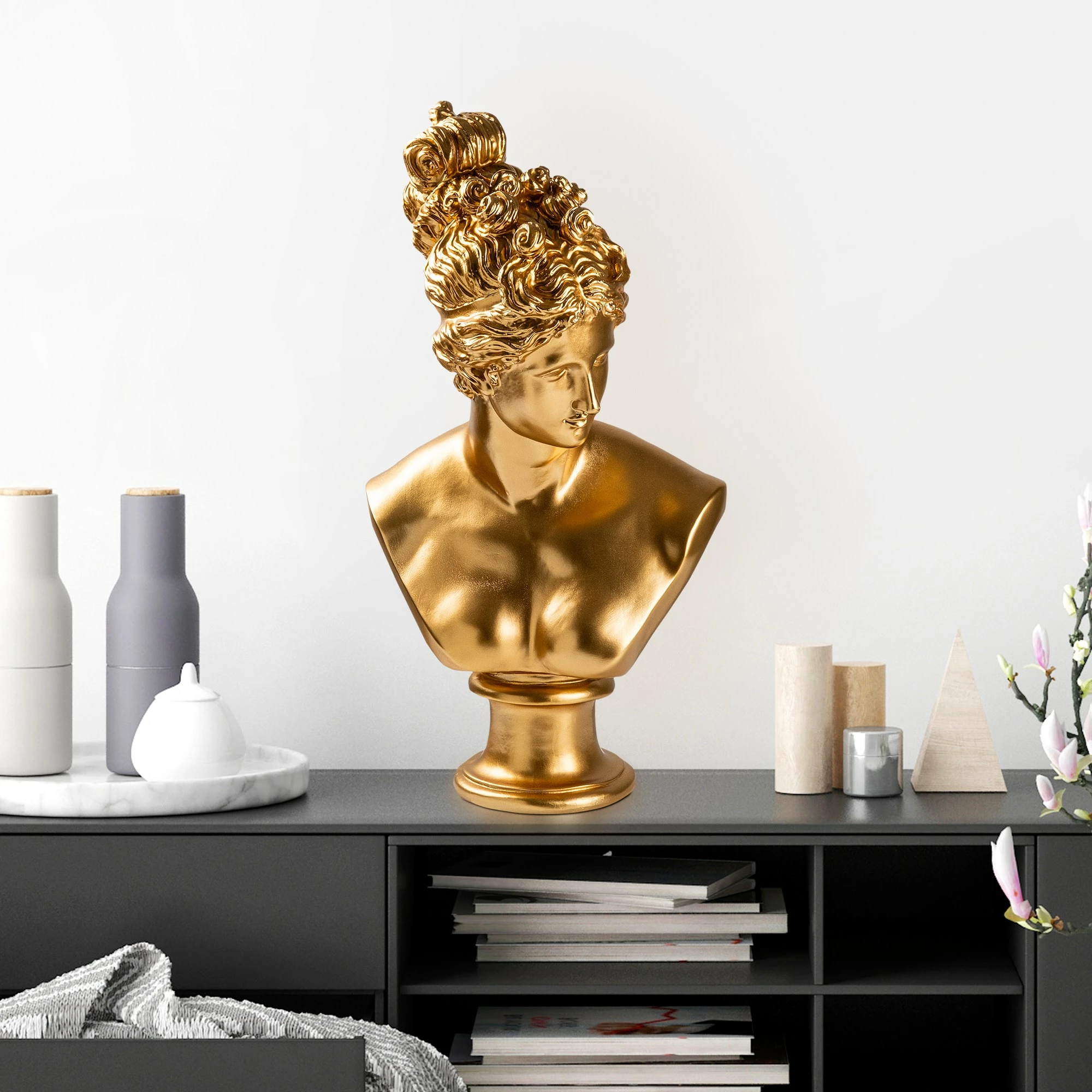 Objekt dekorativ Evila Originals, ngjyrë ari, Yak-037