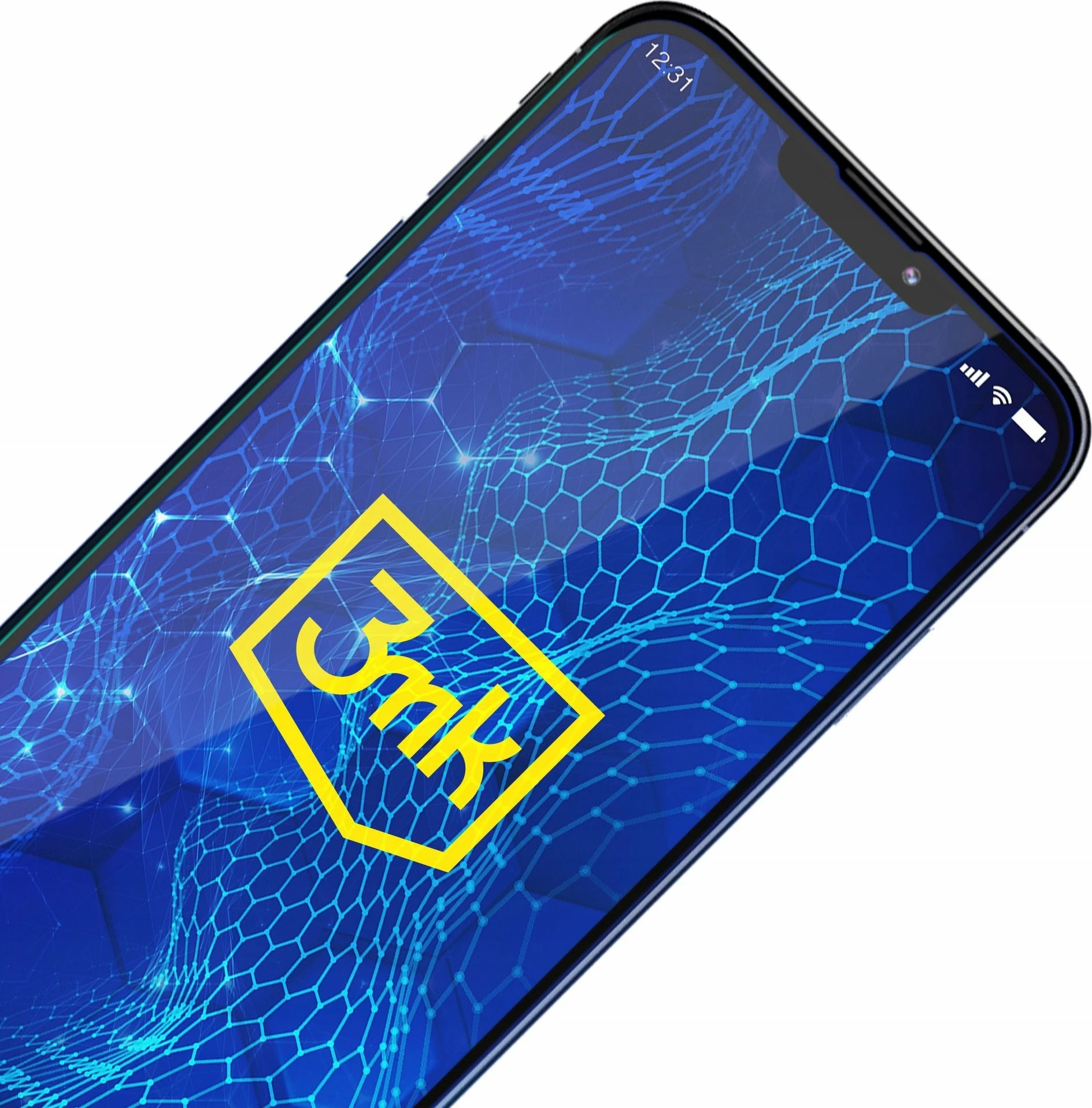 Xham mbrojtës 3MK HardGlass Max Lite për Samsung Galaxy M15 5G 0.3 mm 9H, i zi, 1 copë
