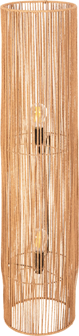 Llampë dyshemeje, FH4341, metal-letër litar, ngjyrë bezhë rëre, Φ26Χ120,5H cm