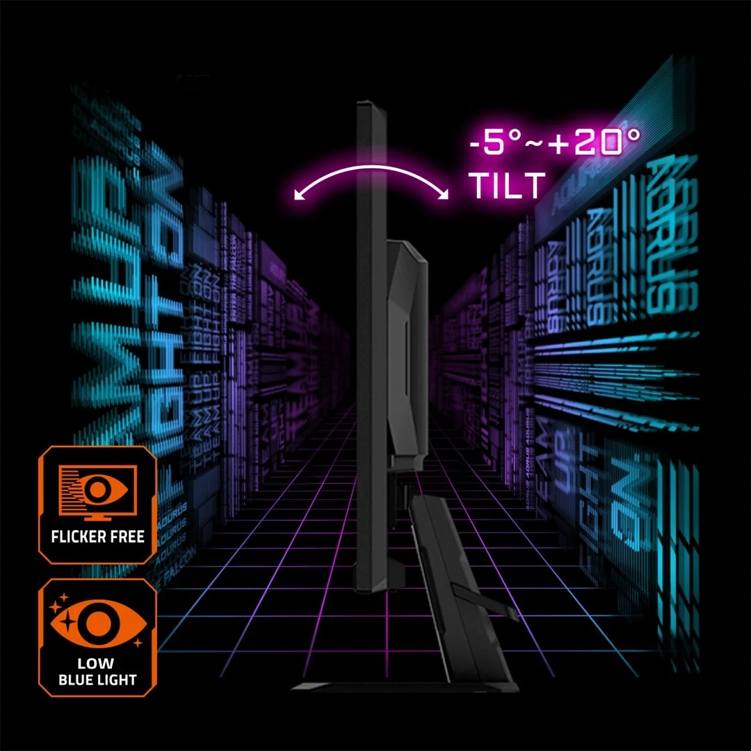 Monitor gaming Gigabyte GS27U, 27", 4K UHD, 160Hz, 1ms, DisplayHDR400, i zi