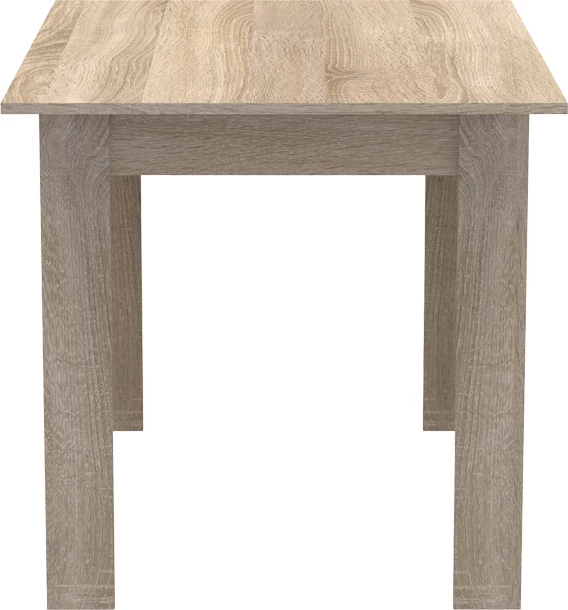 Set tavoline me karrige, 5 pjesë, Manka-Parker, ngjyrë e zezë-sonoma, 110x80x77cm