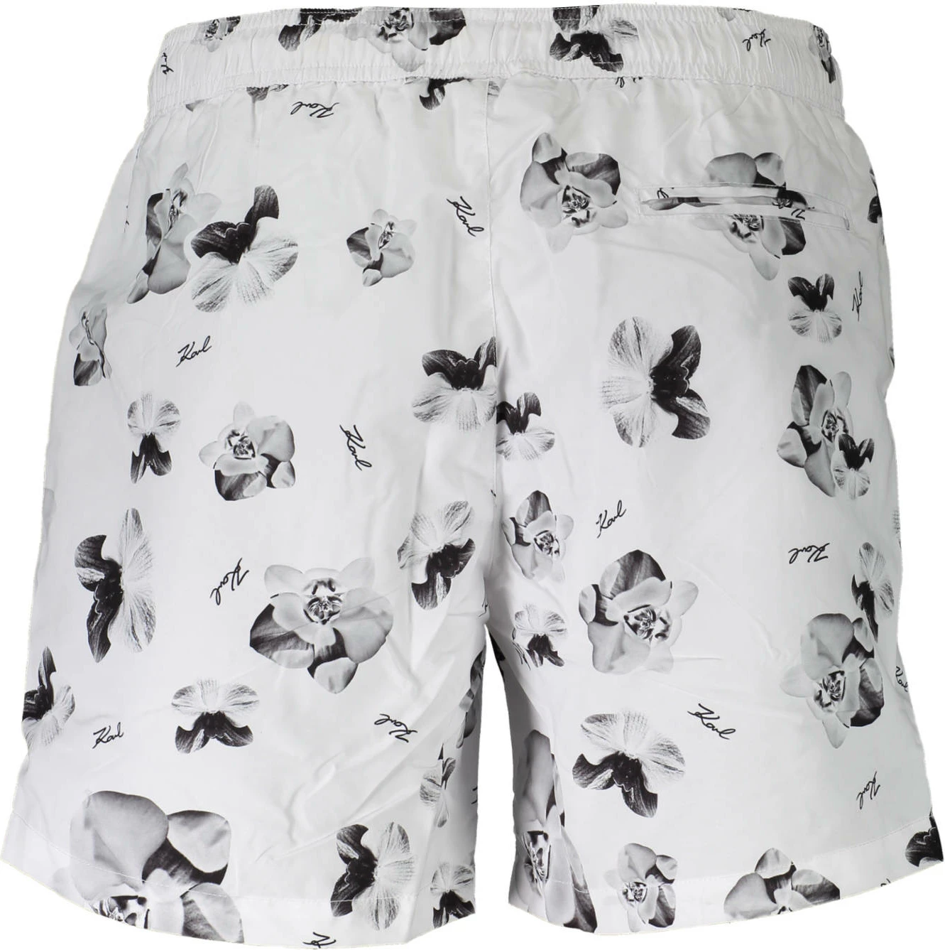 Të poshtme noti KARL LAGERFELD BEACHWEAR për meshkuj, të bardha [Madhësia: S]