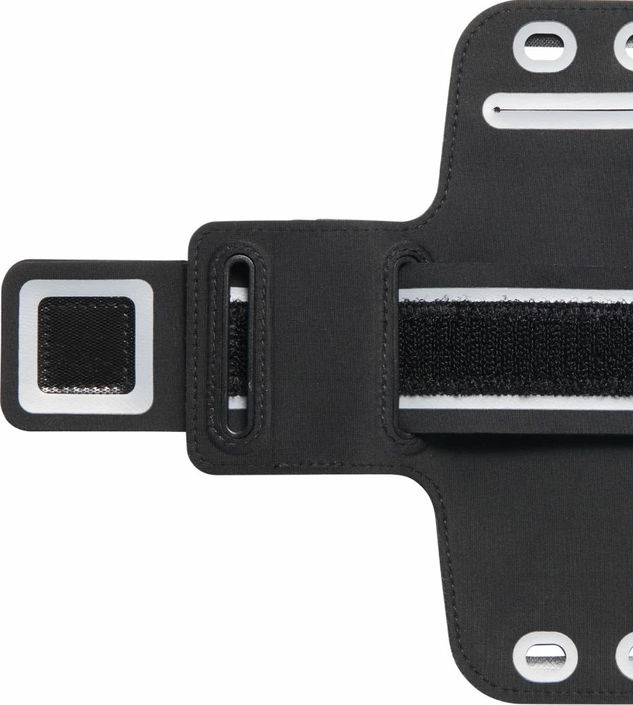 Mbështjellës sportiv për celular Spigen A703, deri 6.9 inç, i zi