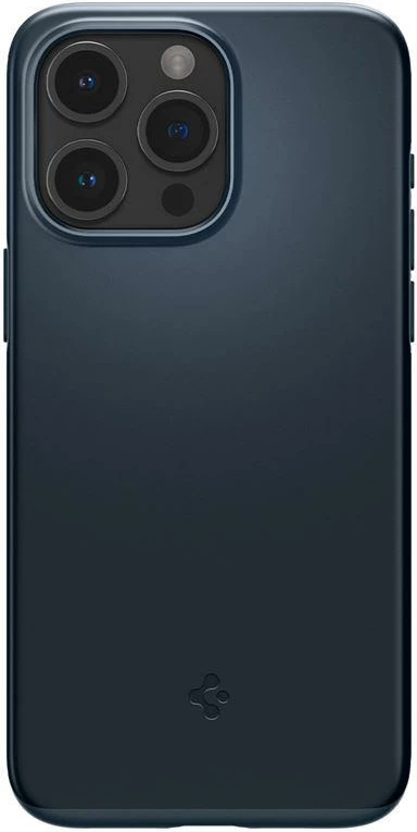 Mbështjellës Spigen Thin Fit për iPhone 15 Pro Max, Black Metal