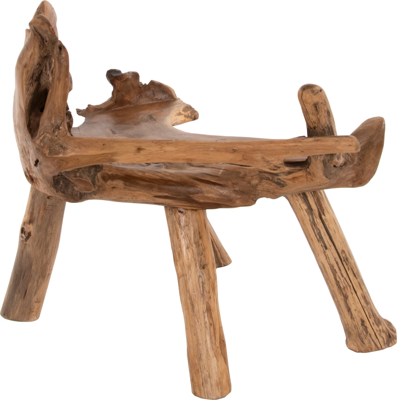 Stol FH9348 dru tik ngjyrë natyrale 120x88x80 cm