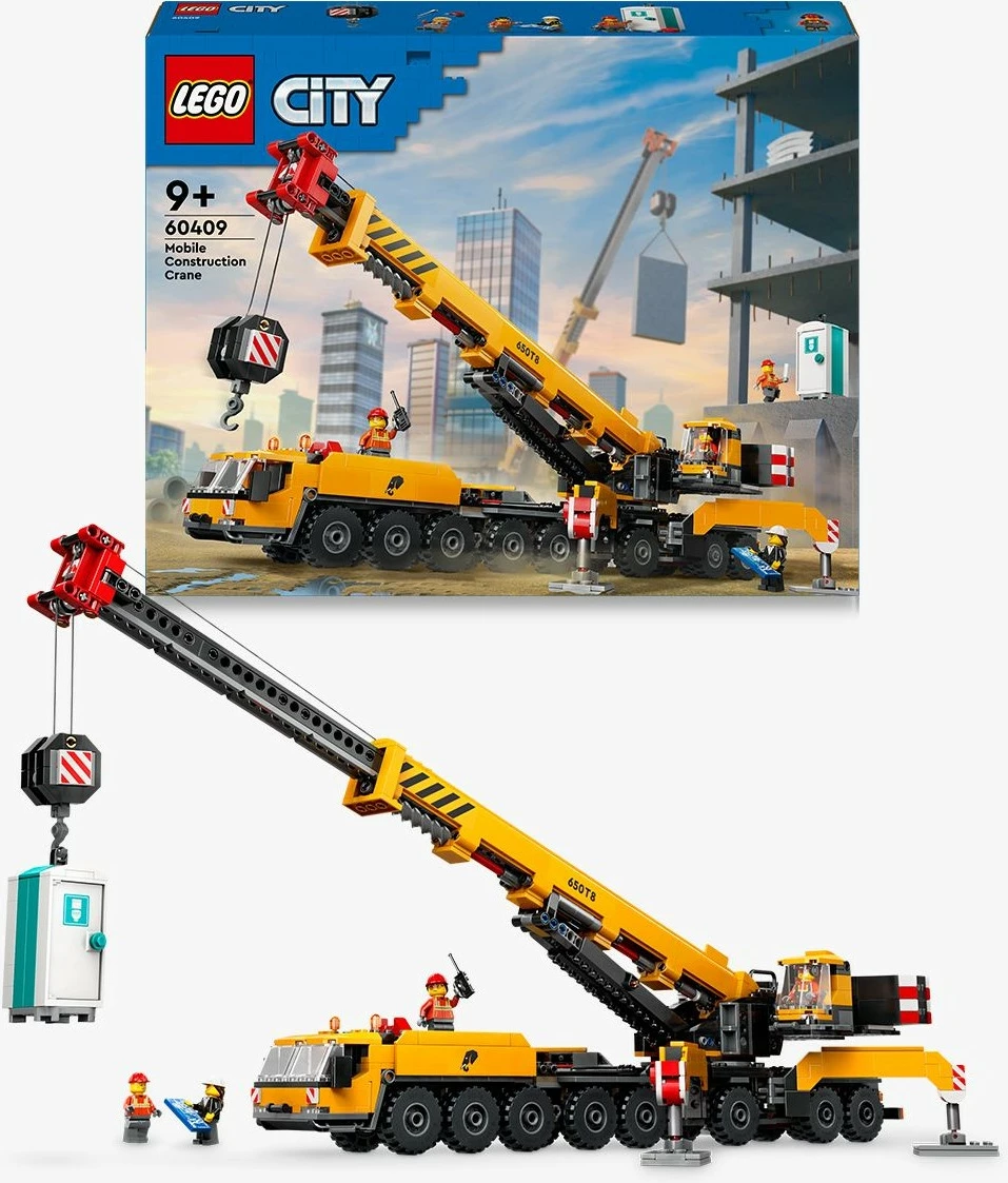 Set ndërtimi LEGO City 60409 vinç ndërtimi mobil, shumëngjyrësh
