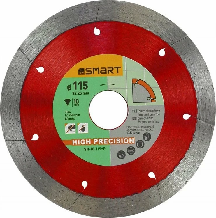 Disk diamant për prerje Smart SM-10-115HP 115mm High Precision