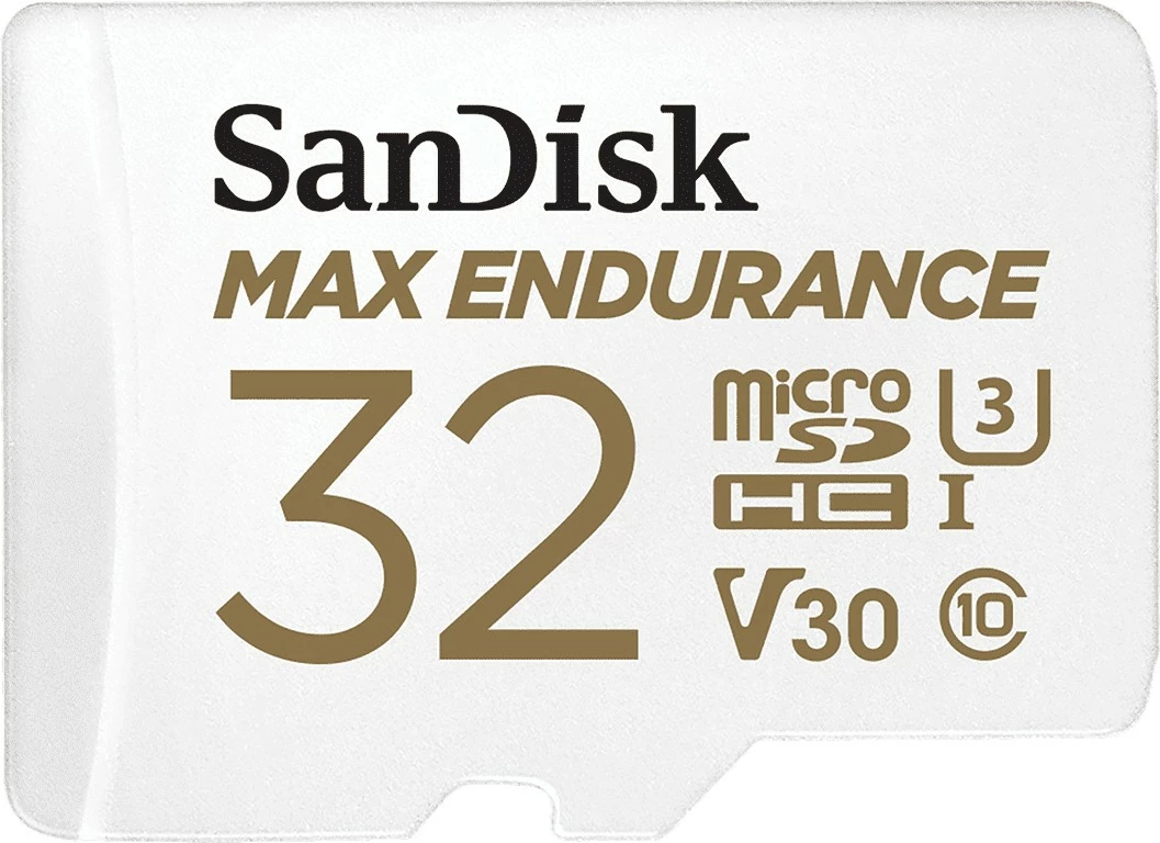 Kartelë MicroSDHC Sandisk Max Endurance, 32 GB, e bardhë