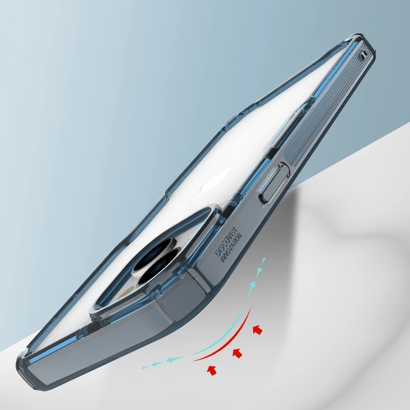 Mbështjellës Nillkin Nature Pro për iPhone 15 Pro, Transparent, Bardhë