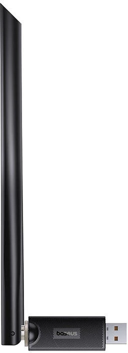 Adapter WiFi Baseus FastJoy 650 Mbps me antenë, USB-A, i zi