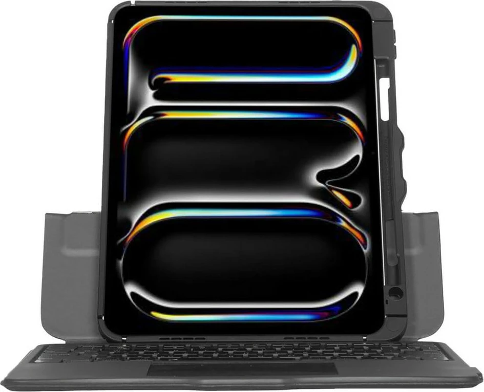 Mbështjellës me tastierë Targus Versavu, Bluetooth 5.0, QWERTY spanjisht, e zezë