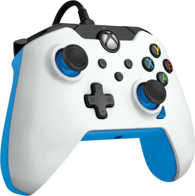 Kontroller me kabllo PDP Xbox Wired Controller ION 2.5 m, bardhë-kaltër