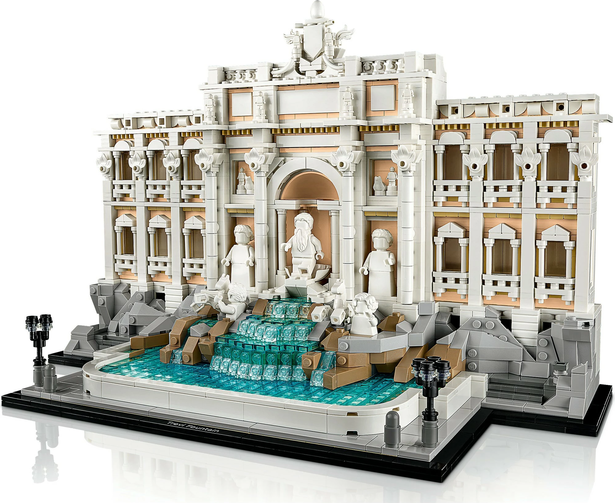 Set ndërtimi LEGO Trevi Fountain, 1880 copë, plastikë, shumëngjyrësh