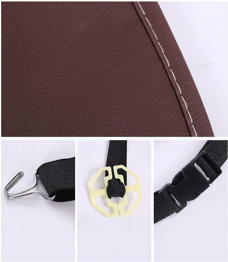 Organizues ulëse makine Hurtel, eko-lëkurë, me tavolinë të palosshme, i zi