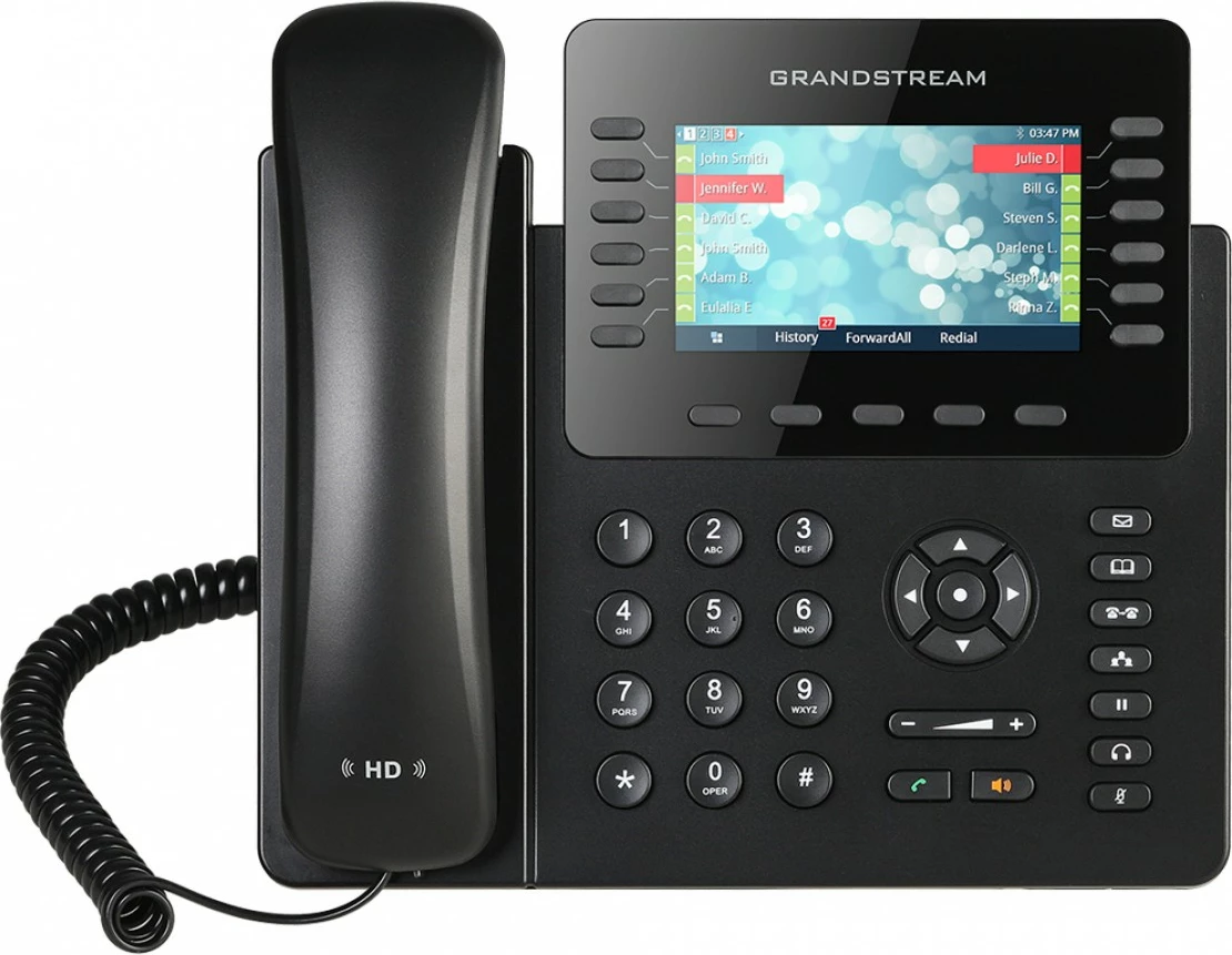 Telefon IP Grandstream GXP2170, 12 linja, 2000 kontakte, i zi