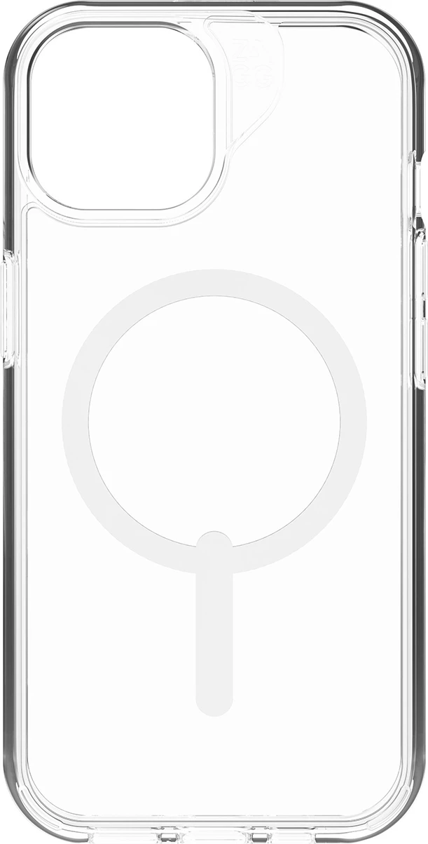 Mbështjellës Zagg Crystal Palace Snap për iPhone 16e/15/14/13, Transparent