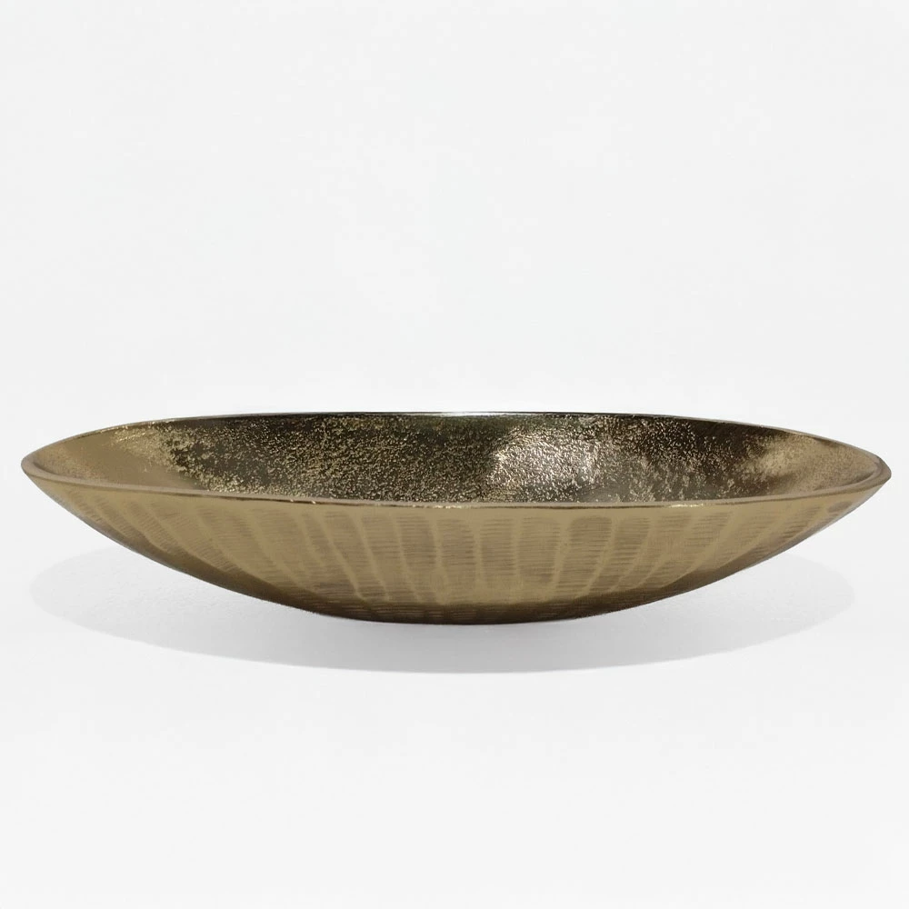 Enë dekorative CIOTO, alumin, ngjyrë ari, 37x15x8cm