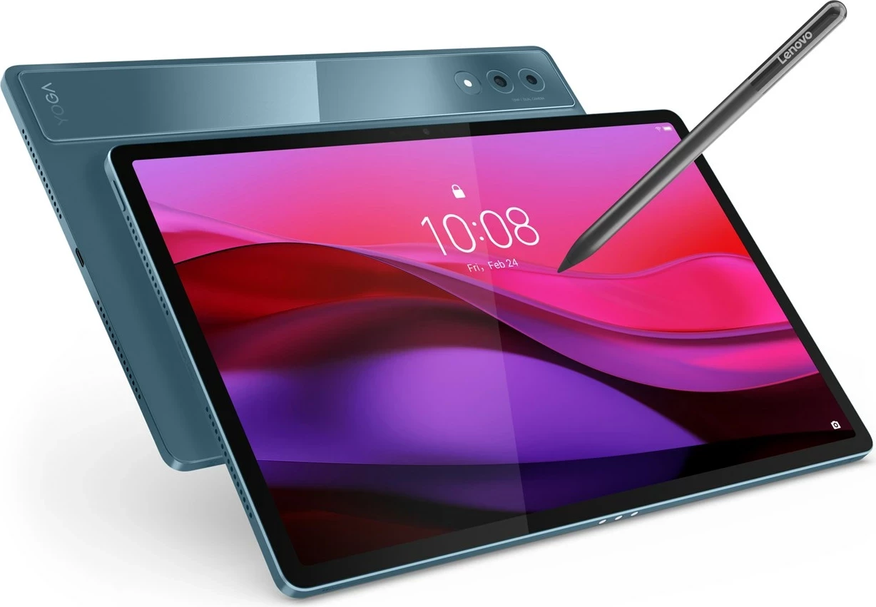 Tablet Lenovo Yoga Tab Plus, Qualcomm Snapdragon, 256 GB, 32.3 cm (12.7") 3K, 16 GB, Teal