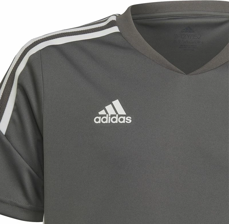 Fanellë futbolli për fëmijë adidas, gri
