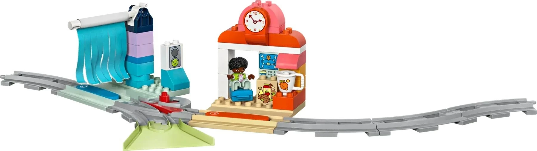 Set tren interaktiv LEGO DUPLO 10428, për fëmijë 3+ vjeç, shumëngjyrësh