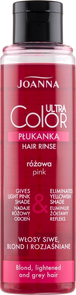 Shpëlarës për flokë Joanna Ultra Color System Pink për femra rozë 150ml