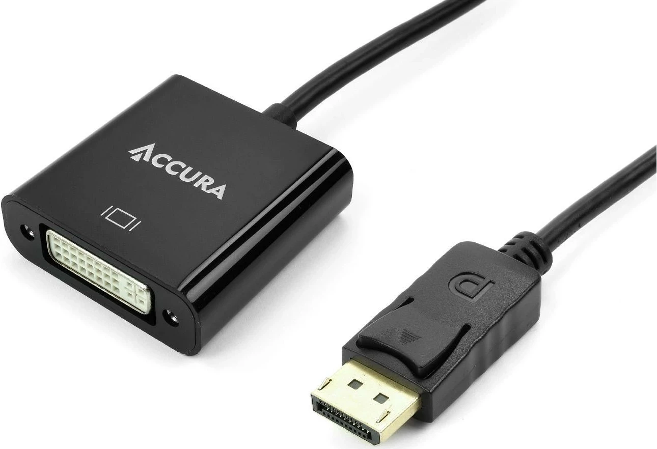 Adapter Accura Displayport > DVI-I 0.1m, i zi