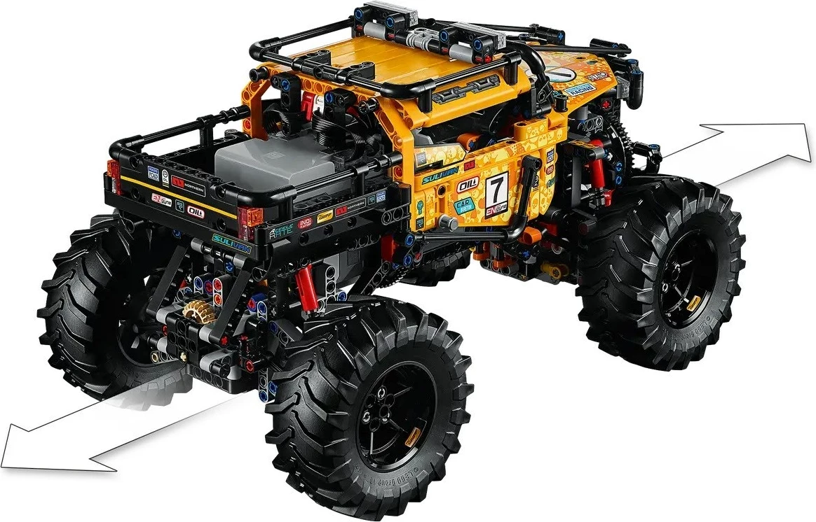 Set LEGO Technic 4X4 X-treme Off-Roader 42099, Portokalli
