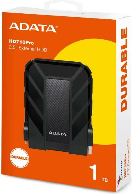 Hard disk i jashtëm Adata DashDrive Durable HD710, 1TB, 2.5", USB 3.1, Zi