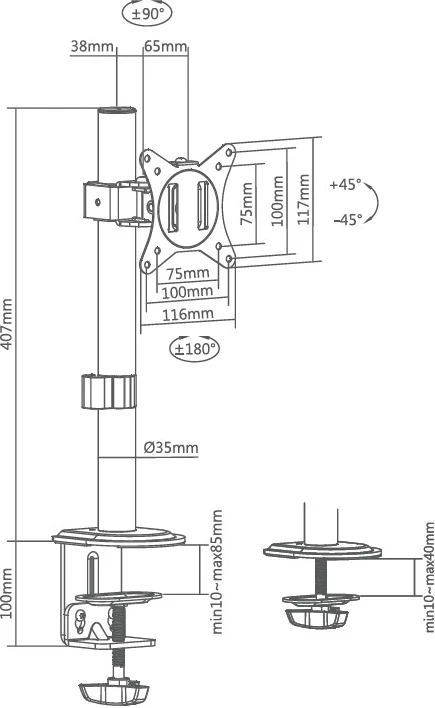 Staffa monitor Superior Electronics SUPSPC001