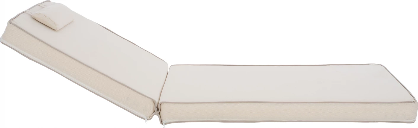 Jastëk për shezlong, ngjyrë bezhë, FH11237.60T, 198(119+1+78)x70x10 cm