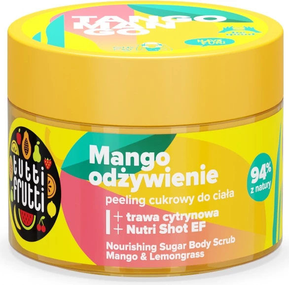 Skrab trupi për femra Farmona Tutti Frutti Mango dhe Lemongrass + Nutri Shot EF, 300g