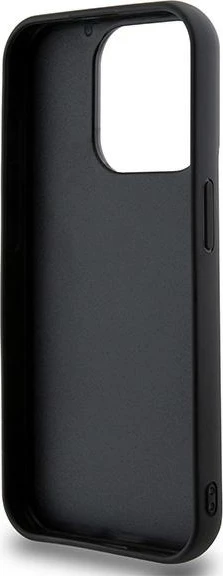 Mbështjellës DKNY 3D Rubber Repeat Pattern për iPhone 15 Pro Max, i zi