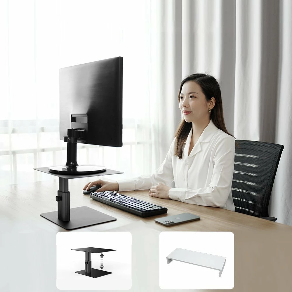 Mbajtëse monitori Nillkin HighDesk, e rregullueshme, e zezë