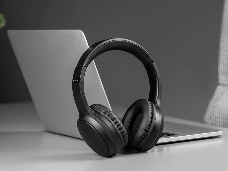 Kufje Tracer Max Mobile BT ANC, me anulim zhurme aktive dhe Bluetooth 5.3, të zeza