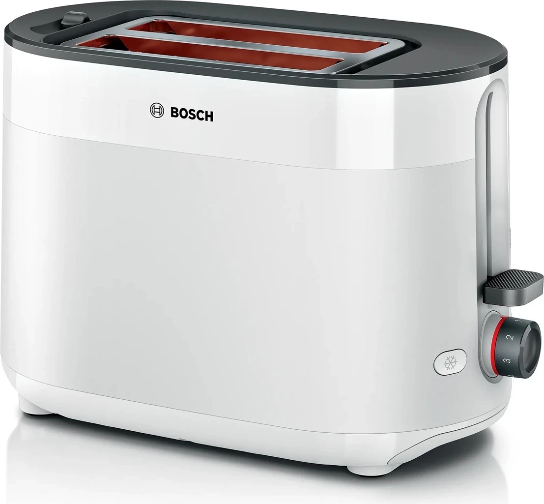 Toster Bosch TAT2M121, 950 W, Bardhë