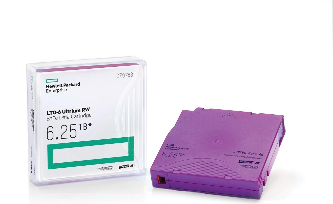 Kasetë të dhënash Hewlett Packard Enterprise LTO-6 Ultrium 6.25TB, C7976A, vjollcë