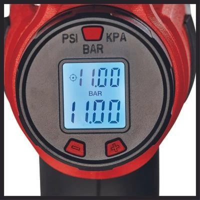 Kompresor portativ Einhell CE-CC 18 Li-Solo, 11 bar, 12 l/min, pa bateri, zi/kuq