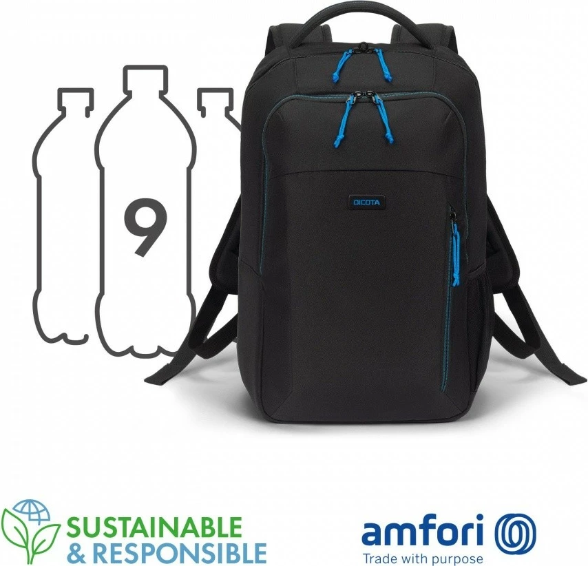 Çantë shpine DICOTA SPIN II për laptop 13-16 inç, e zezë