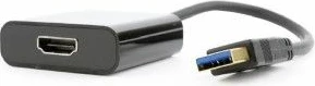 Adapter USB-A në HDMI Gembird A-USB3-HDMI-02 USB 3.0, i zi