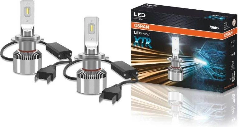 Set Llambë LED për fenerë makine OSRAM LEDriving XTR H7, 2 copë