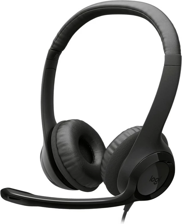 Kufje Logitech H390 USB-C, me mikrofon, të zeza