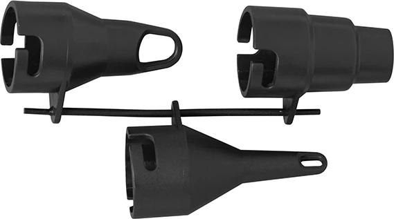 Pompë elektrike për fryrje/shfryrje Desjoyaux Premium 210W 1100L/min 220V, gri/portokalli, me 3 adaptera