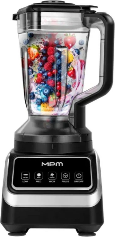 Robot kuzhine MPM MRK-27, 2600 ml, 2000 W, i zi/argjend