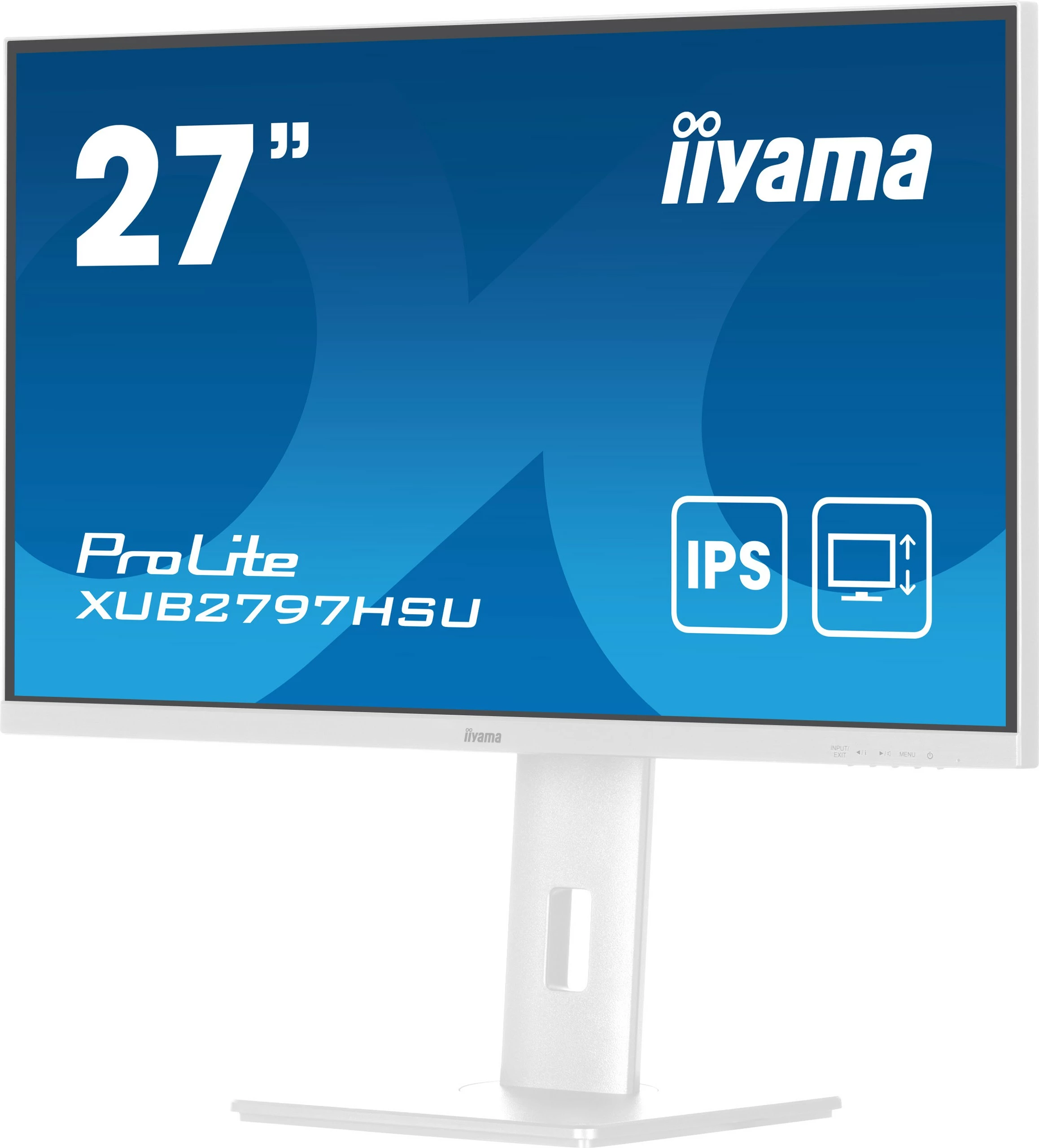 Monitor iiyama ProLite XUB2797HSU-W2, 27", Full HD, LED, Bardhë