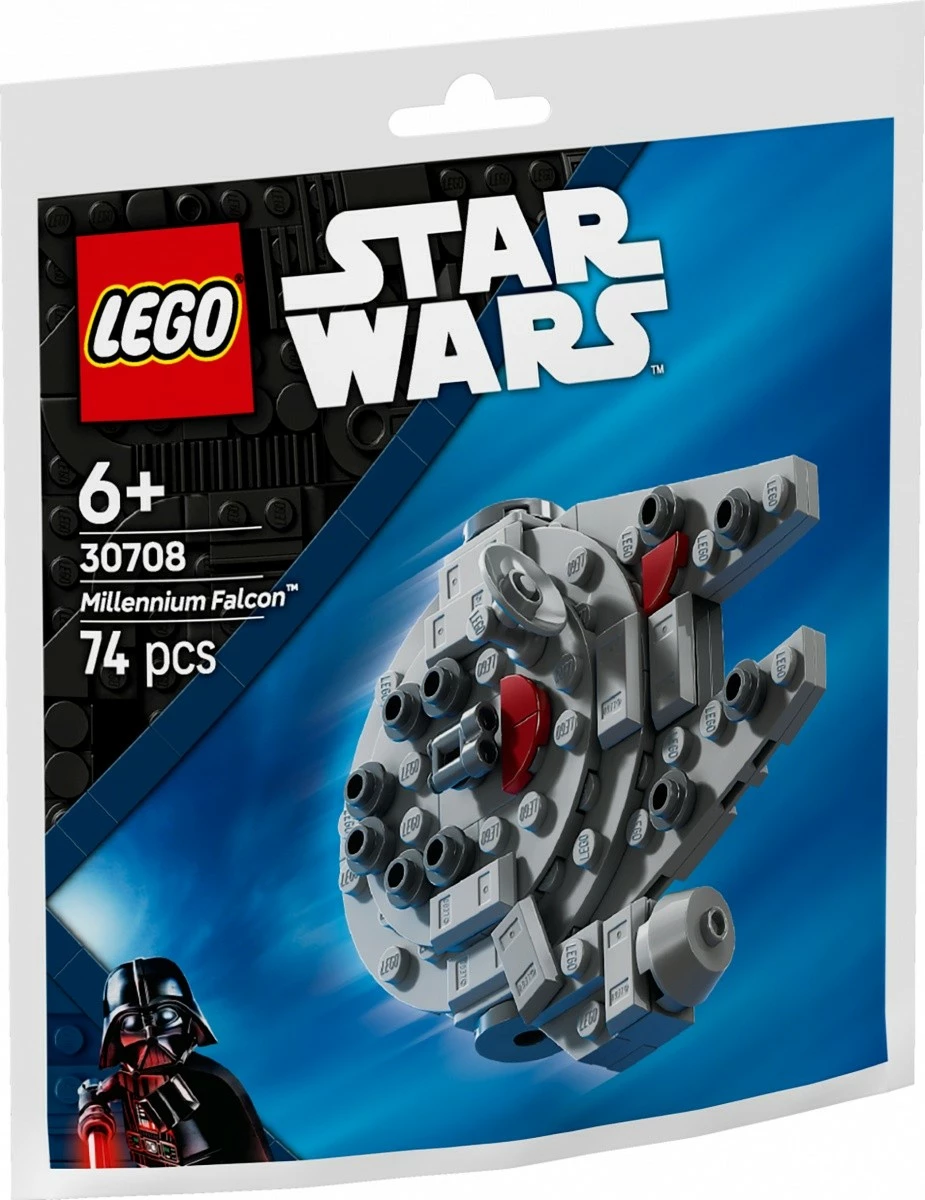 Set LEGO Star Wars Millennium Falcon 30708, 74 pjesë, minimodel