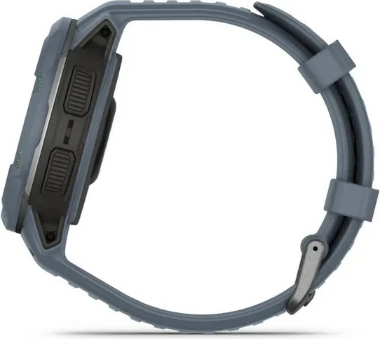 Smartwatch Garmin Instinct Crossover Standard Edition, GPS, 28 ditë bateri, rrip silikon, kaltër